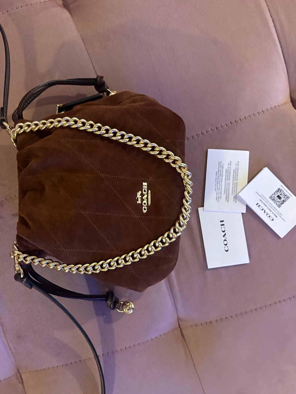 Faye Mini Drawstring Bag - Picture 12 of 12